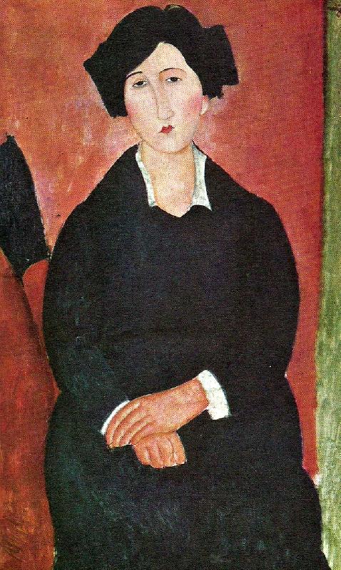 den italienska kvinna, Amedeo Modigliani